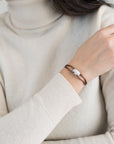 Snow Regent Cord Bracelet