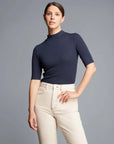 Mock Neck Micro Modal Top