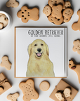 Golden Moments: Adorable Golden Retriever Greeting Card for Every Occasion!