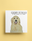Golden Moments: Adorable Golden Retriever Greeting Card for Every Occasion!