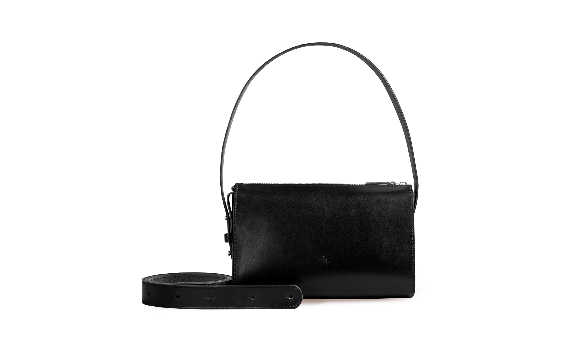 Model Sling – Chic Leather Crossbody Bag with Zipper by Craftory at brixbailey.com