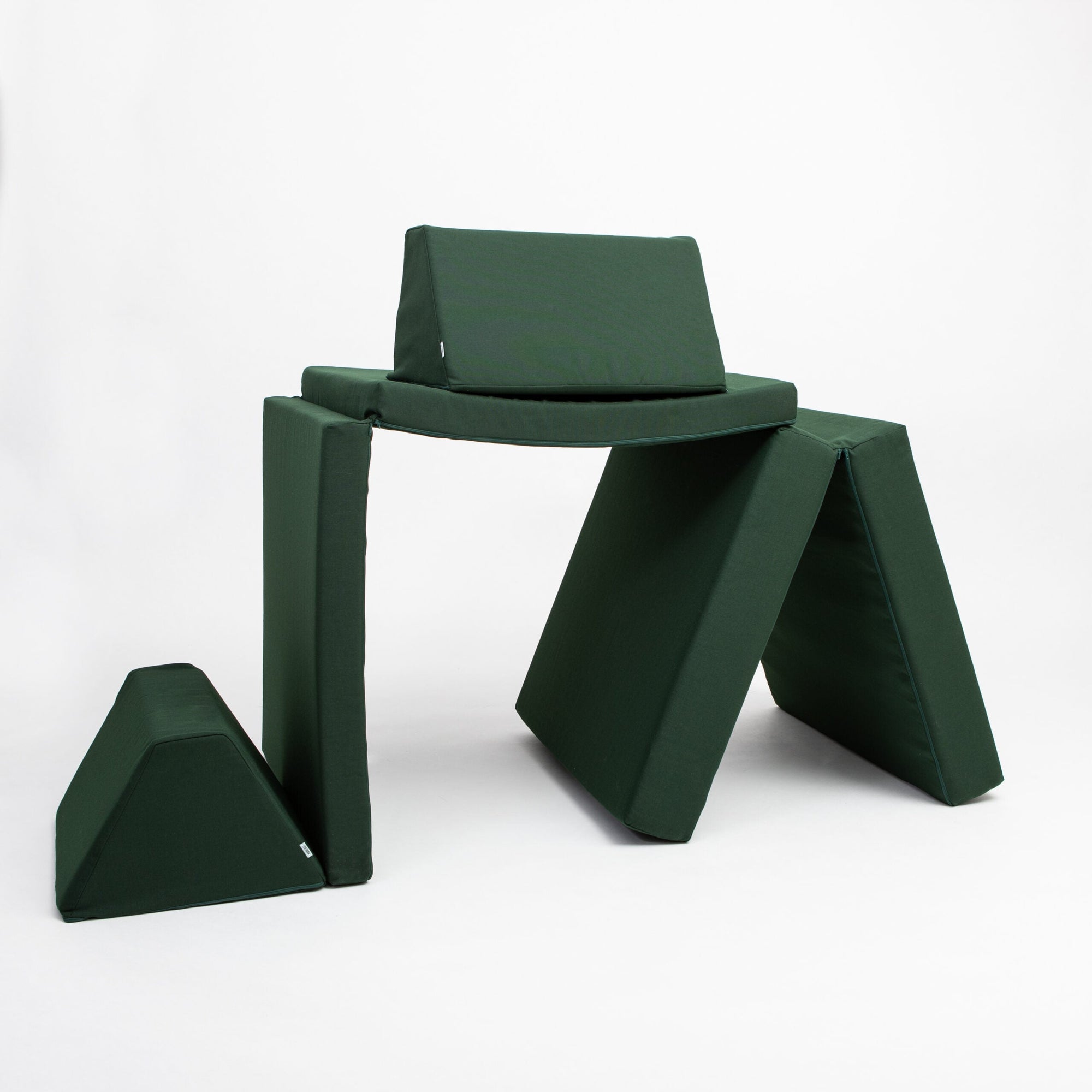 Activity Play Mattress Set in Deep Green