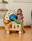 Montessori Toy Storage: Eco-Friendly Nursery & Playroom Chest-0