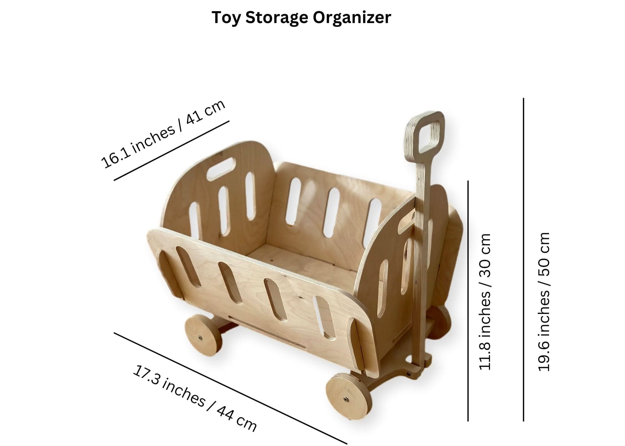 Montessori Toy Storage: Eco-Friendly Nursery &amp; Playroom Chest-3