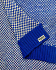 Navy Merino Lambswool Scarf | Sustainable & British Made