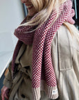 Burgundy Merino Lambswool Scarf – Heritage Style with Modern Elegance
