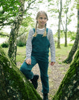 Moss Green Corduroy Dungarees