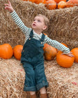 Moss Green Corduroy Dungarees