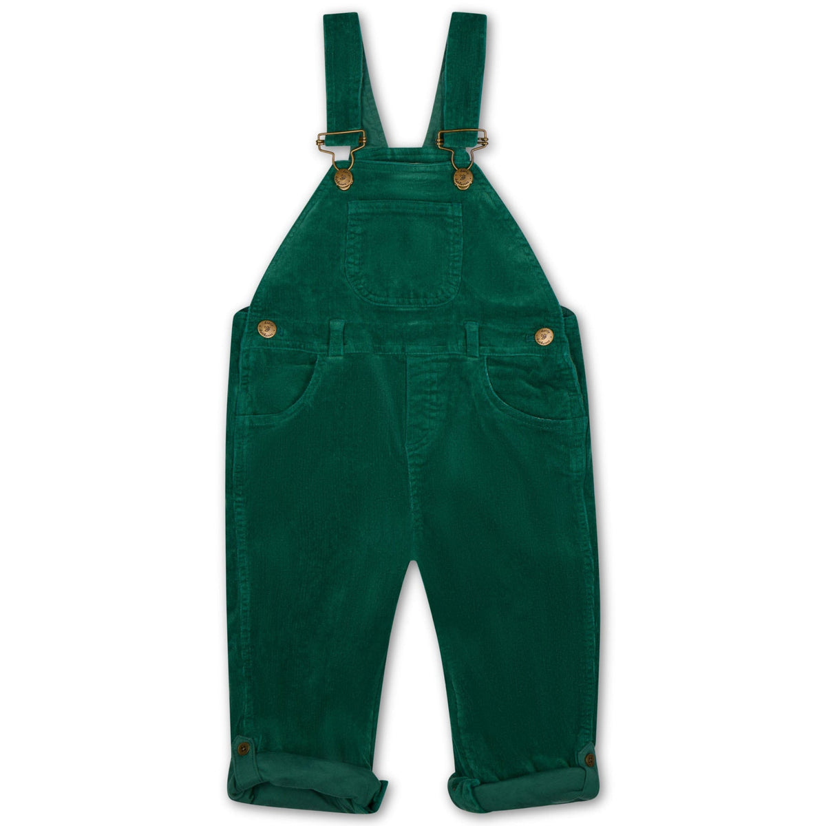 Moss Green Corduroy Dungarees