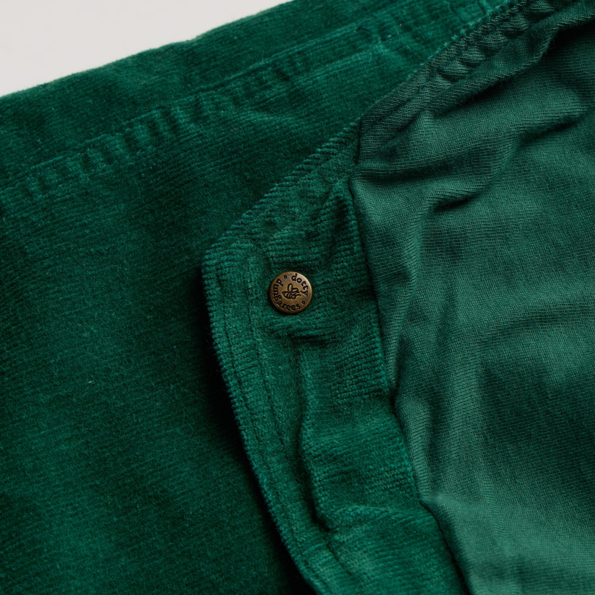 Moss Green Corduroy Dungarees