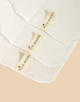 3 Organic Cotton Muslin Cleansing Cloths