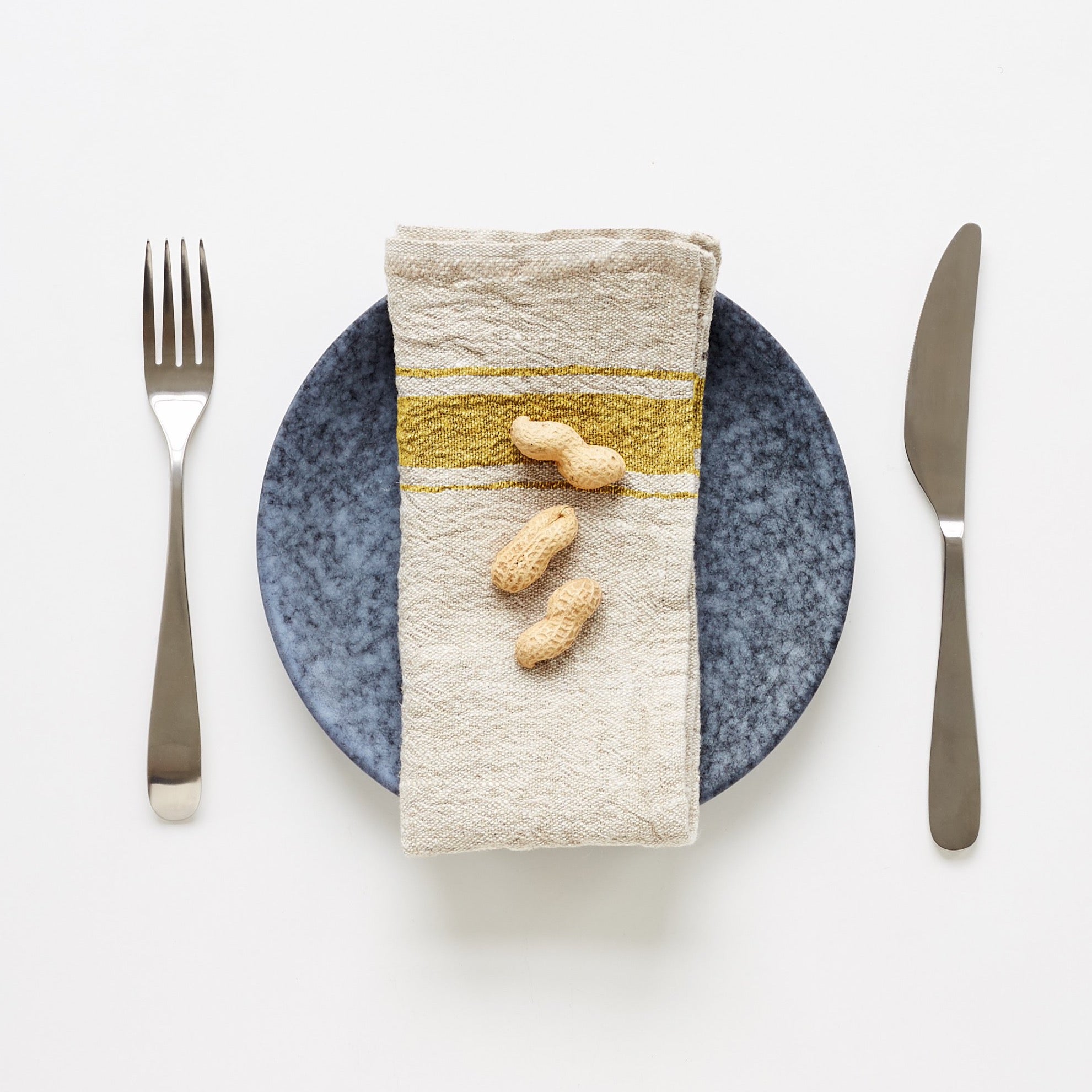 Vintage Linen Napkins Set in Natural Finish