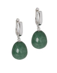 MyaMoon Aventurine Teardrop Earrings – Timeless Elegance by MyaMoon at www.brixbailey.com