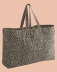 NALA Recycled Cotton Leopard Tote Bag