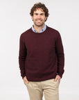 Men’s Possum Merino & Silk Crew Neck Jumper