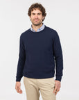 Men’s Possum Merino & Silk Crew Neck Jumper