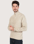 Men’s Possum Merino & Silk Half-Zip Jumper