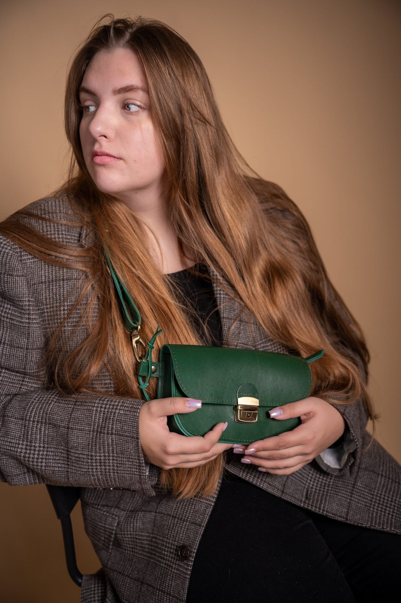 Classic Cut Saddle Bag by Zelma Kraft – Vintage Elegance &amp; Practicality by Zelma Kraft at brixbailey.com
