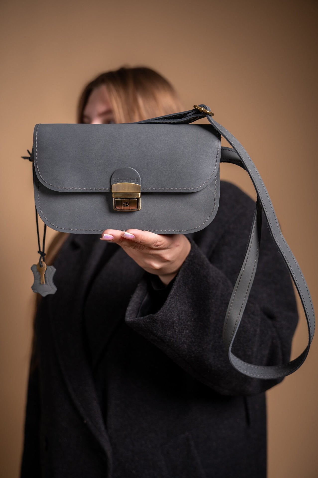 Classic Cut Saddle Bag by Zelma Kraft – Elegant &amp; Versatile by Zelma Kraft at brixbailey.com