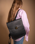 Classic Cut Saddle Bag by Zelma Kraft – Vintage & Modern Elegance by Zelma Kraft at brixbailey.com