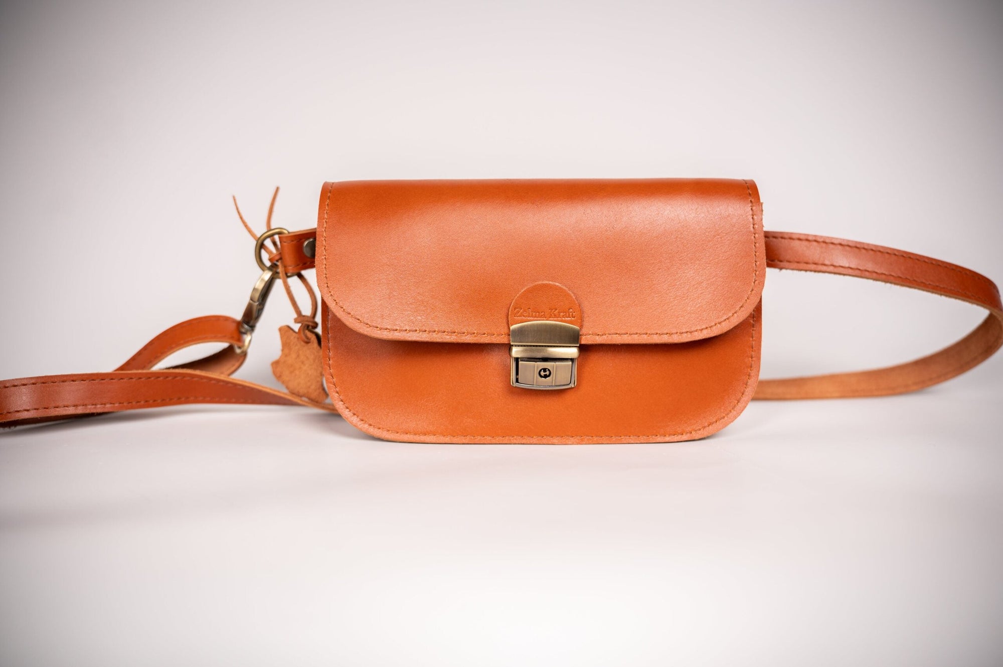 Zelma Kraft Classic Cut Saddle Bag – Vintage Style &amp; Durability by Zelma Kraft at brixbailey.com