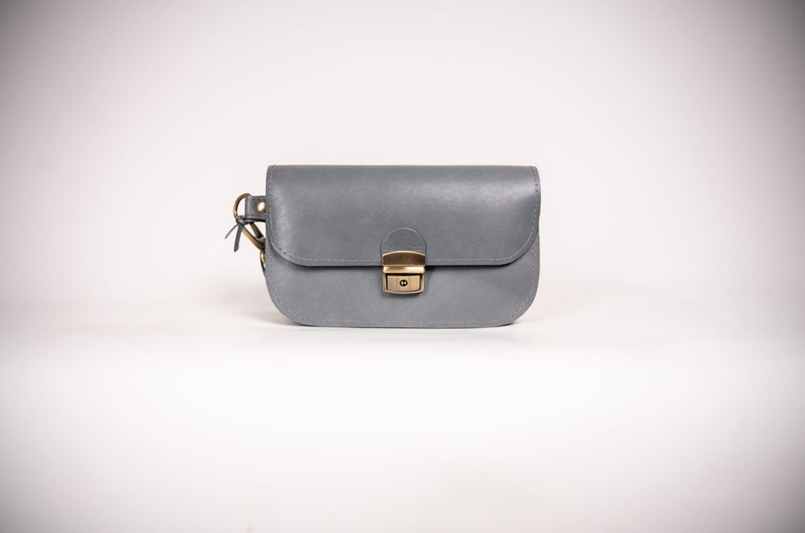 Vintage Leather Saddle Bag - Natural Cattle Hide