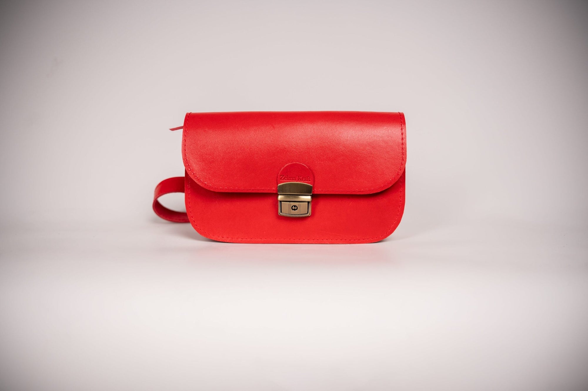 Classic Cut Saddle Bag by Zelma Kraft – Vintage Elegance &amp; Utility by Zelma Kraft at brixbailey.com