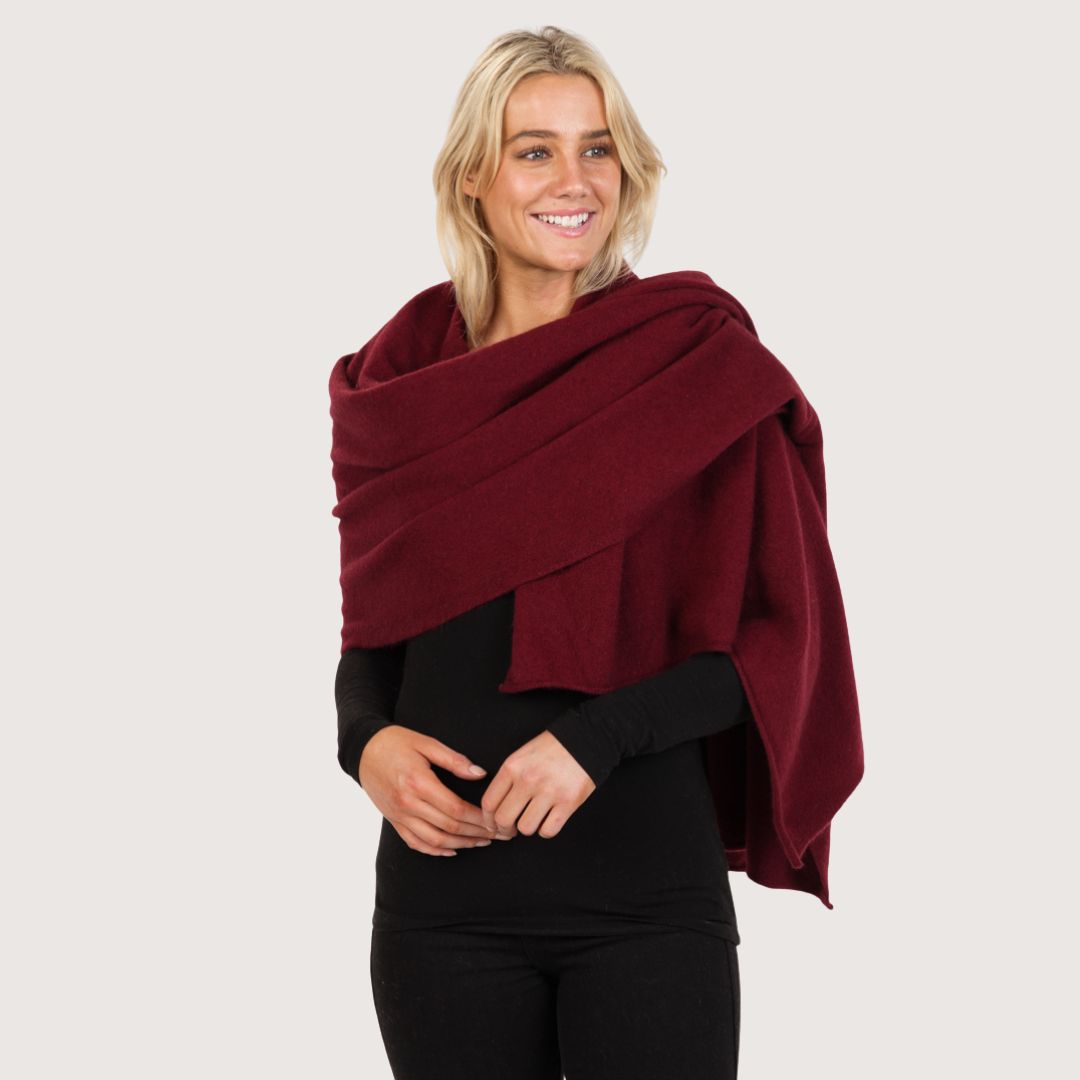 Possum Merino &amp; Silk Travel Wrap