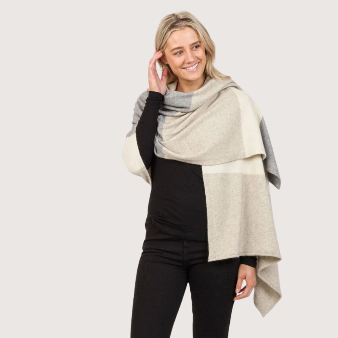 Possum Merino &amp; Silk Travel Wrap