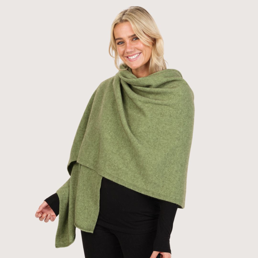 Possum Merino &amp; Silk Travel Wrap