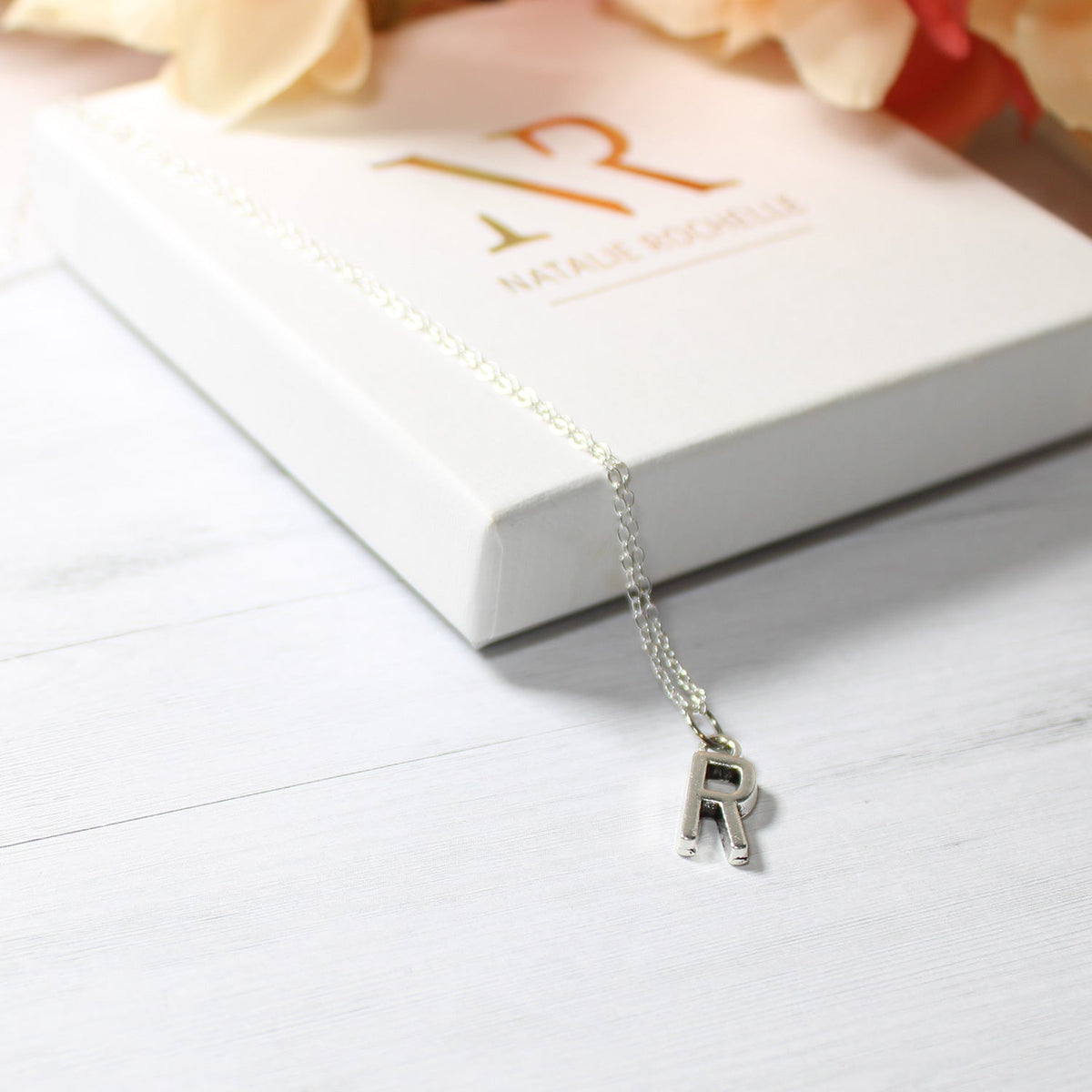 Sterling Silver Personalised Initial Chain