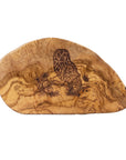 Tawny Owl Olive Wood  Chopping Board 35cm