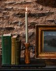 Olive Wood Candlestick Holder - Large