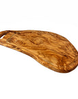 Olive Wood Handled Carving Board (with Groove)