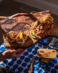 Fish Repeat Olive Wood Rustic Chopping Board