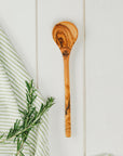 Olive Wood Round Spoon