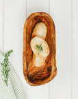 Olive Wood Rustic Bowl