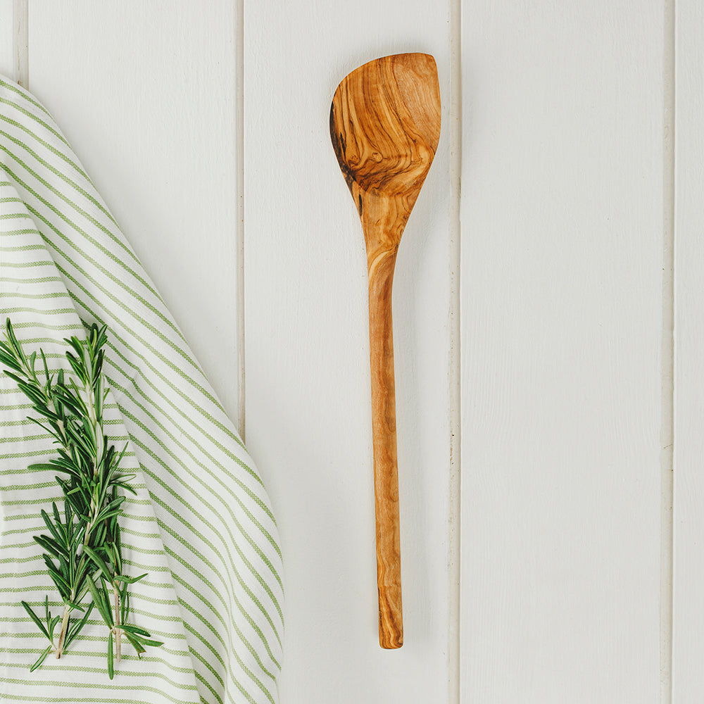 Olive Wood Corner Spoon