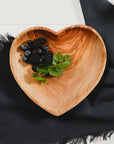 Olive Wood Heart Bowl