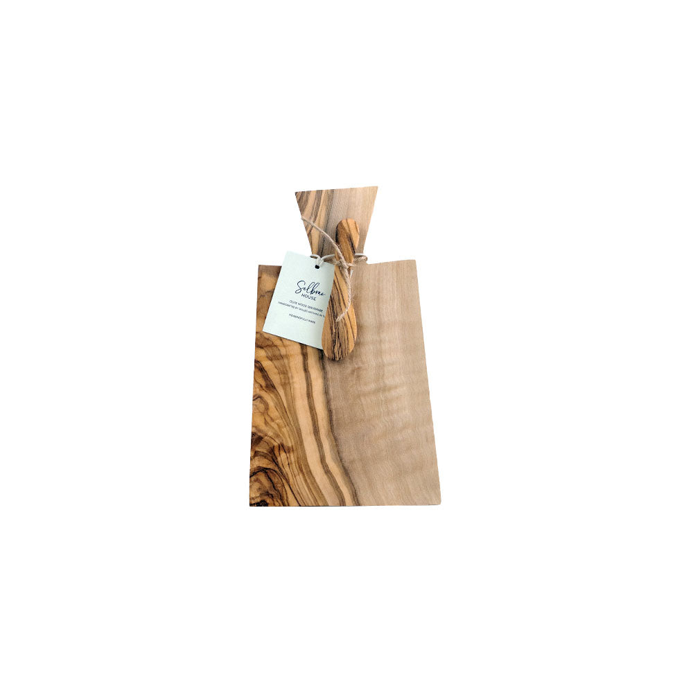 Olive Wood Butter Board & Knife Set