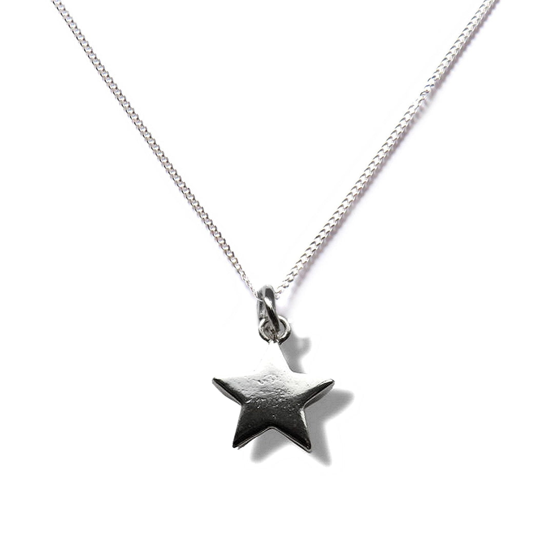 Merry &amp; Bright Christmas Gift Box, Silver Star Necklace &amp; Chocolates