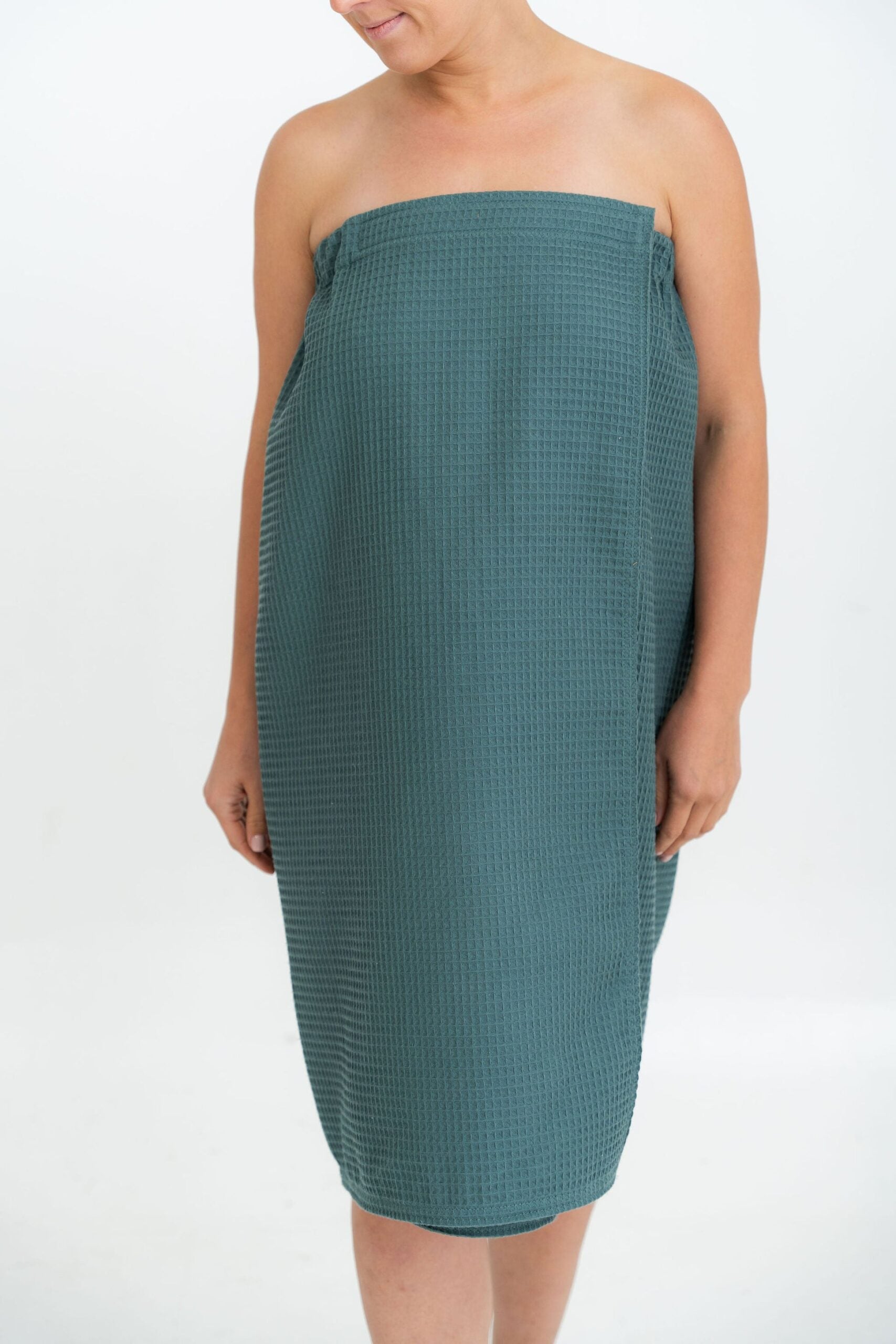 Spa Wrap Towel for Women with Velcro and Elastic Fit