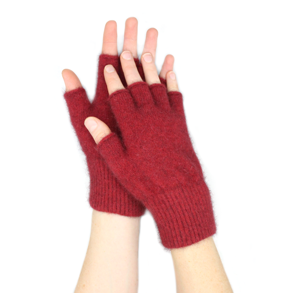 Possum Merino Fingerless Gloves