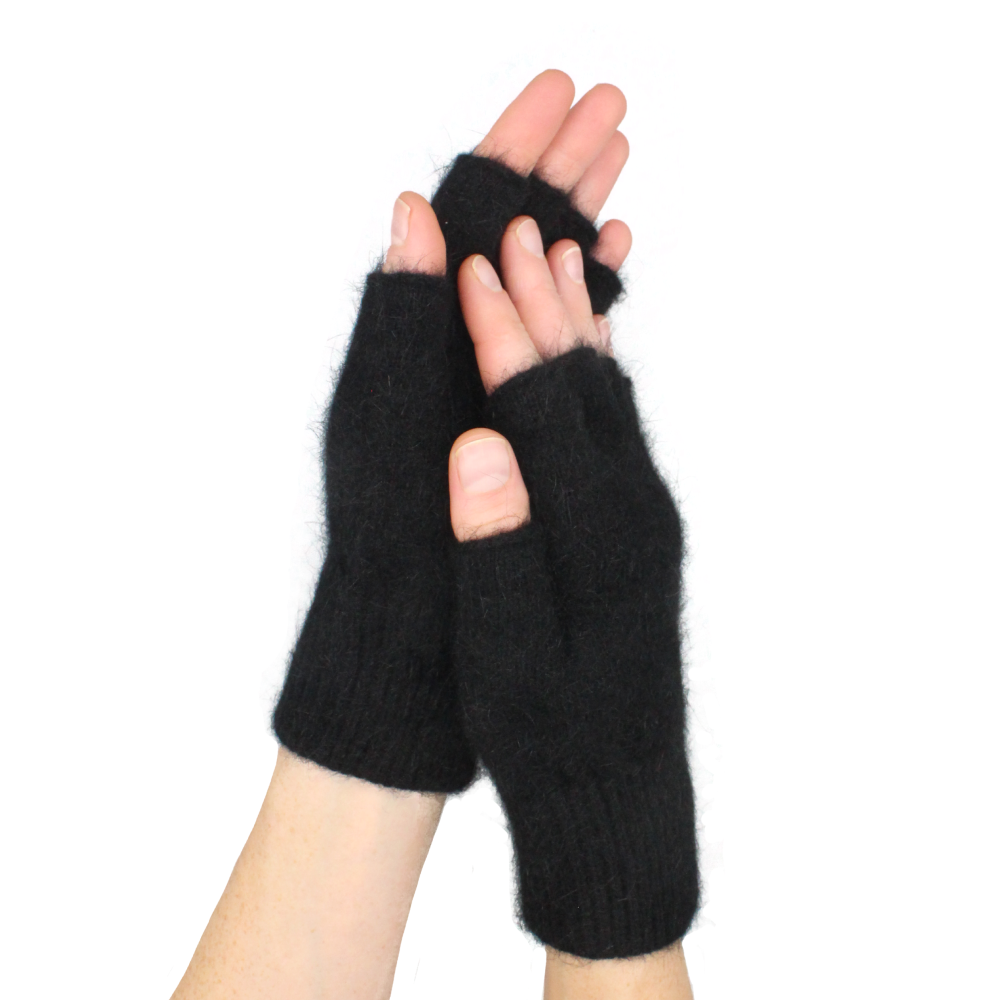 Possum Merino Fingerless Gloves