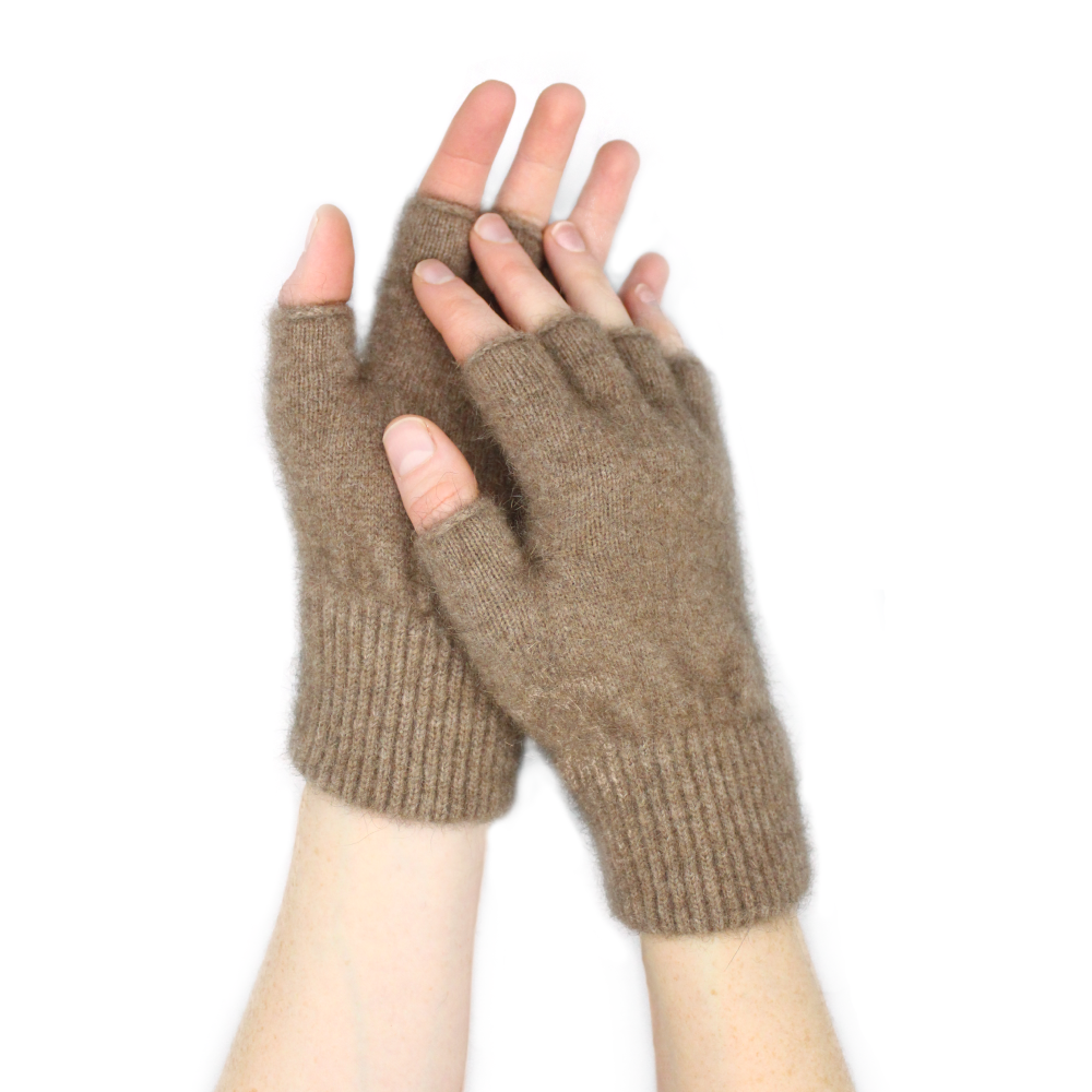 Possum Merino Fingerless Gloves