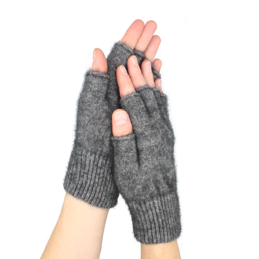 Possum Merino Fingerless Gloves