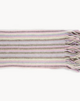 Possum Merino & Silk Multi Striped Scarf