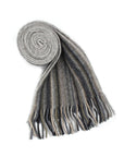 Possum Merino & Silk Multi Striped Scarf