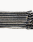 Possum Merino & Silk Multi Striped Scarf