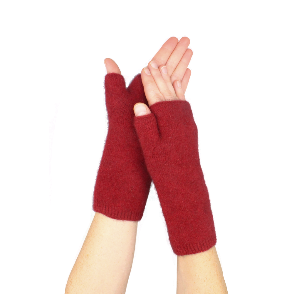 Possum Merino &amp; Silk Wristwarmers